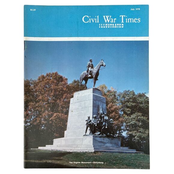 1978 Civil War Times Illustrated Lot of 10 Issues VG+ History Magazine Excl Mar - Picture 8 of 12
